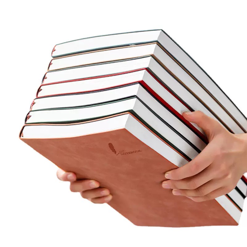 Stationery PU Leather A5 Notebooks B5 PU Cover Journal Notepads Thick School Supplies Leather Notebooks Diary